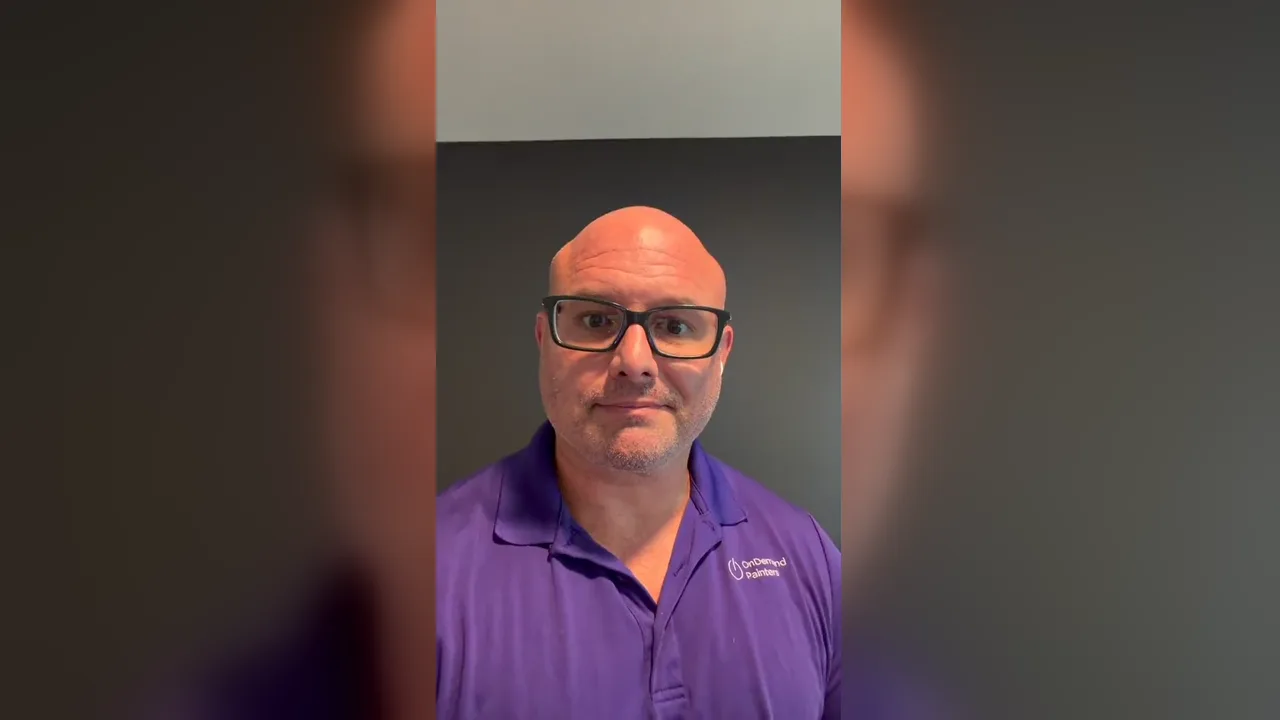 Chris Heerdegen, owner of OnDemand Painters, explaining why he only paints two coats