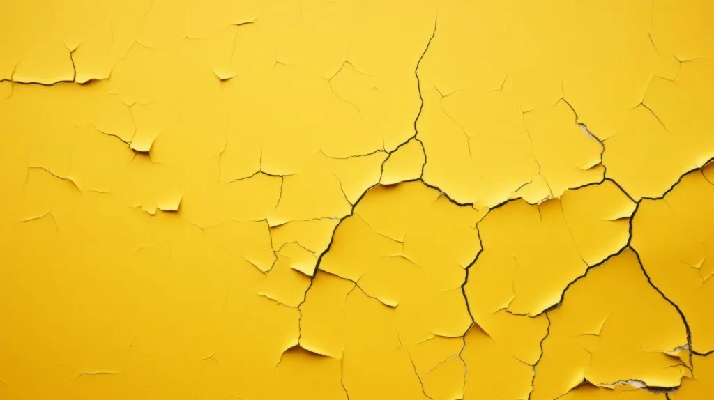 Cracking paint wall cracks wall