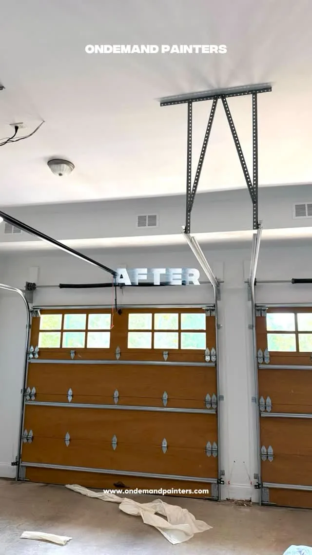 After: finished garage interior