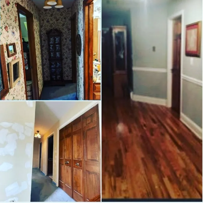 Wallpaper Removal, Wainscoting Install, and a Traditional Color Palette